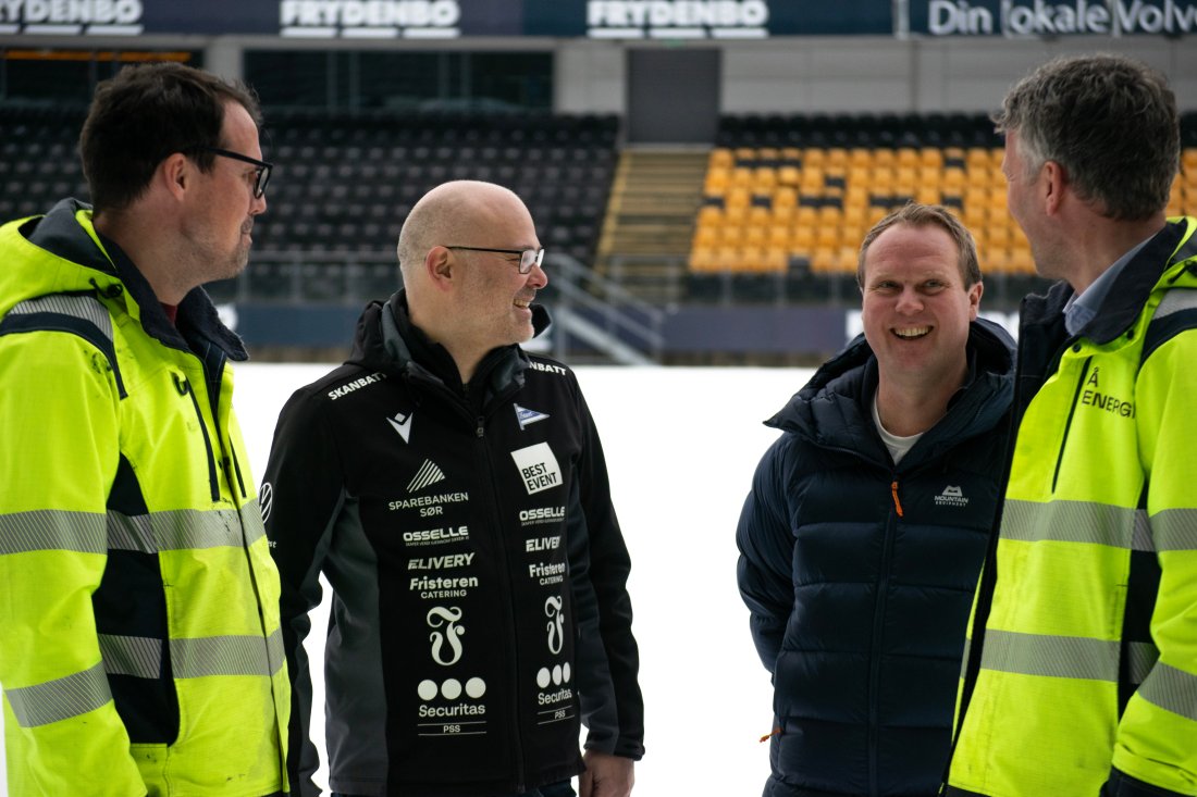 Jon Arne Carsten (t.v) Sveinung Hedding-Valvik, Christopher Langeland og Andreas Storbukås.