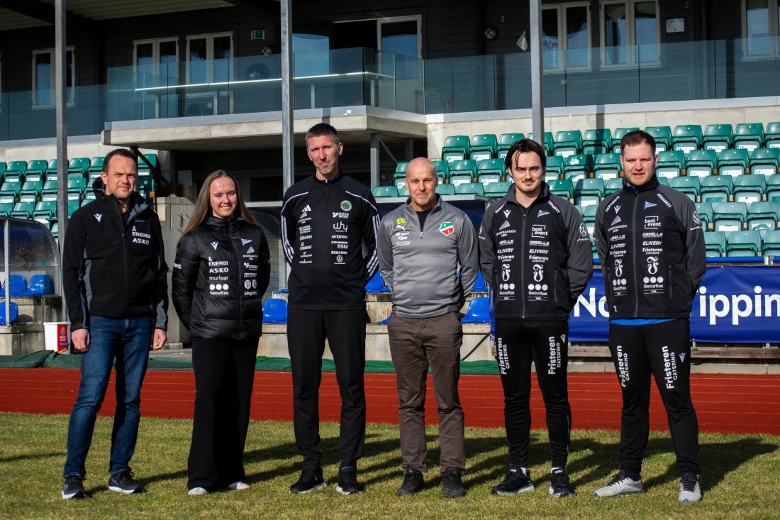 (F.v) Trond Mæstad, Katrine Waage, Inge Nilsen, Jan Ove Pedersen, Sondre Vinjevoll og Johan Gjønnes Nilsen.