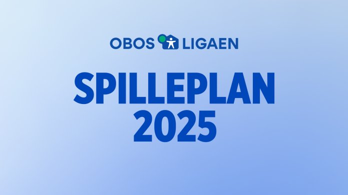 Spilleplan 2025 - Serieåpning på Sparebanken Sør Arena mot Sogndal